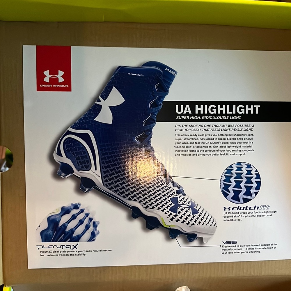 new under armour lacrosse cleats